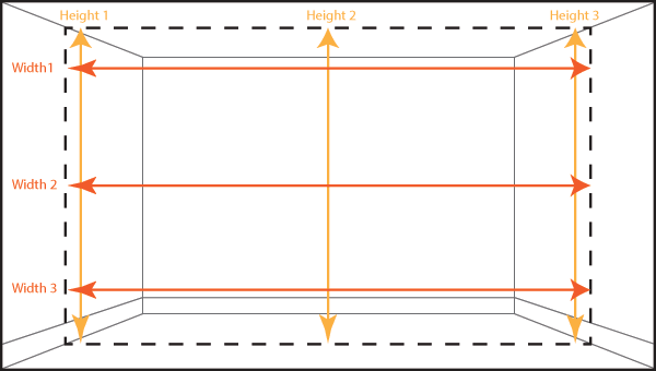 Room Geometry Width & Height