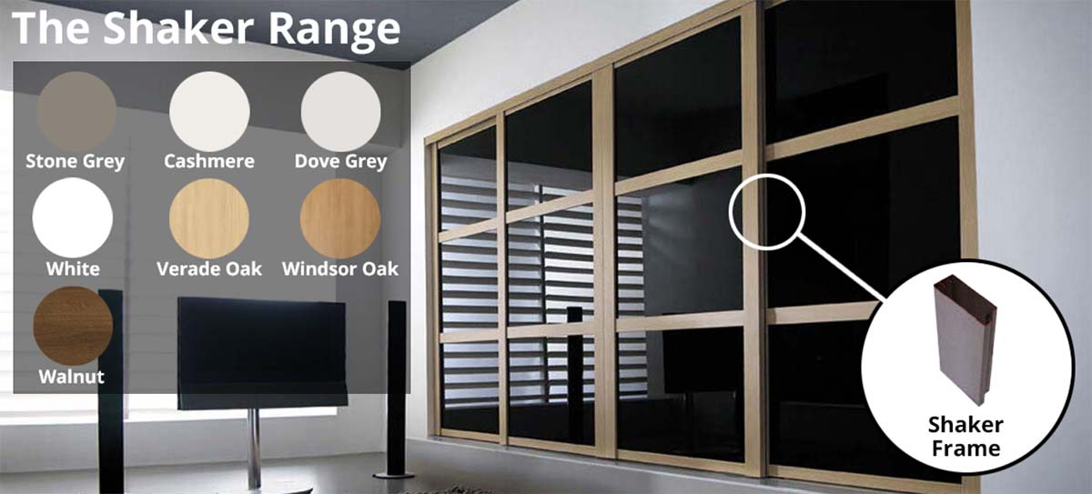 Our Shaker Range of Sliding Wardrobes