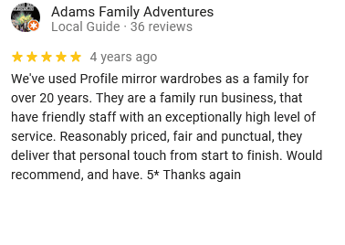 Google Review Adams Family Adventures