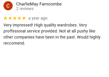 Google Review Charlie May Farncombe