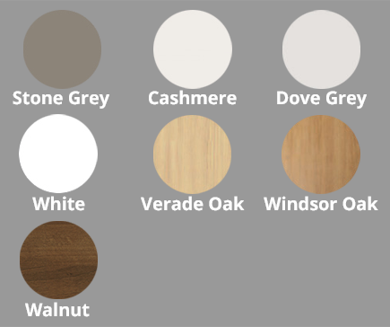 Shaker Frame Colour Options